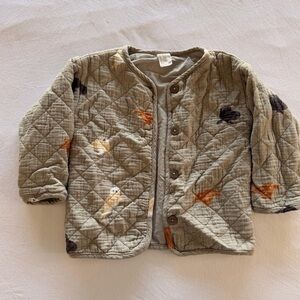 H&M Baby Exclusive Quilted Cotton Jacket | Padded | Baby Seal Print